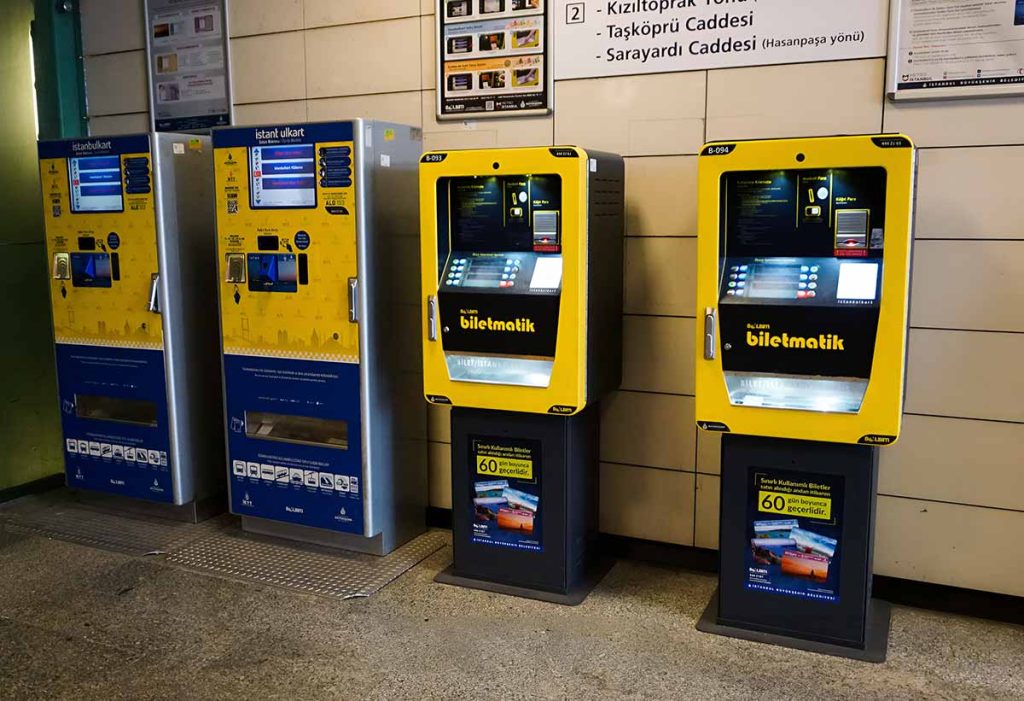 Dopuna Istanbulkart na žutom automatu 2026