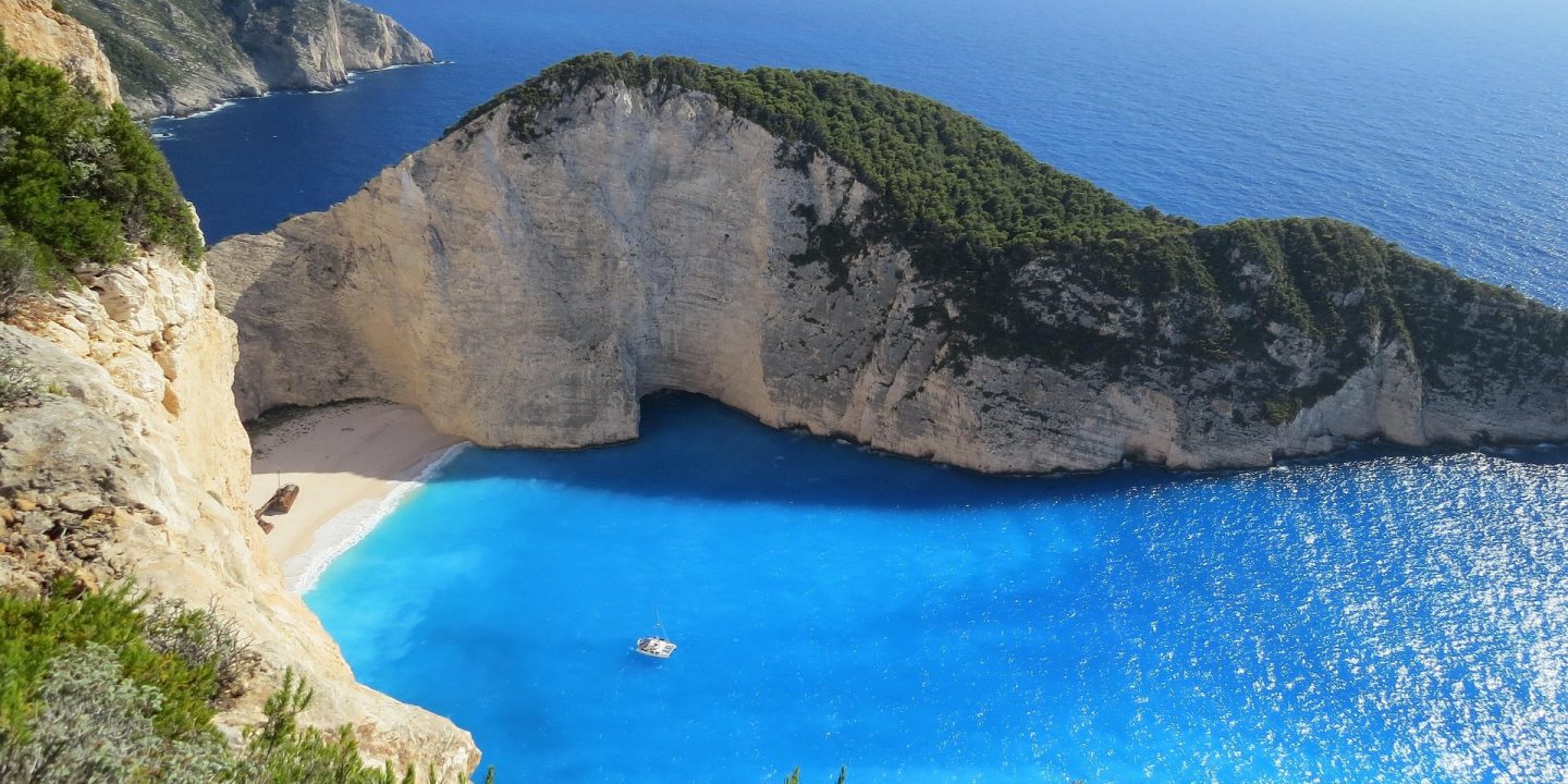 Plaža Navagio, Grčka, ostrvo Zakintos